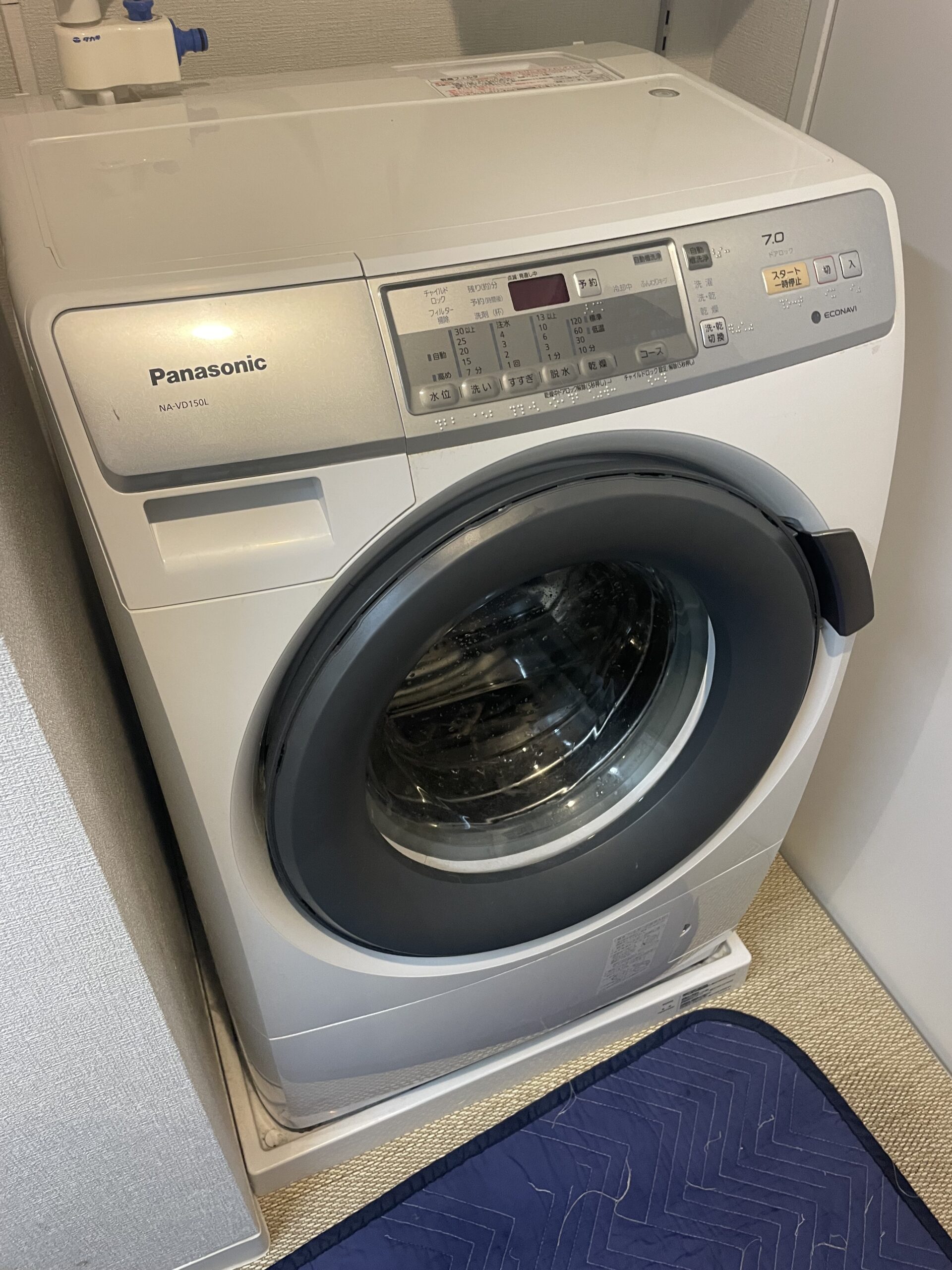 Panasonicドラム式洗濯機NA-VD150L乾燥不良分解クリーニング報告 | ドラム式洗濯機分解クリーニング修理専門店/便利屋BUZZ