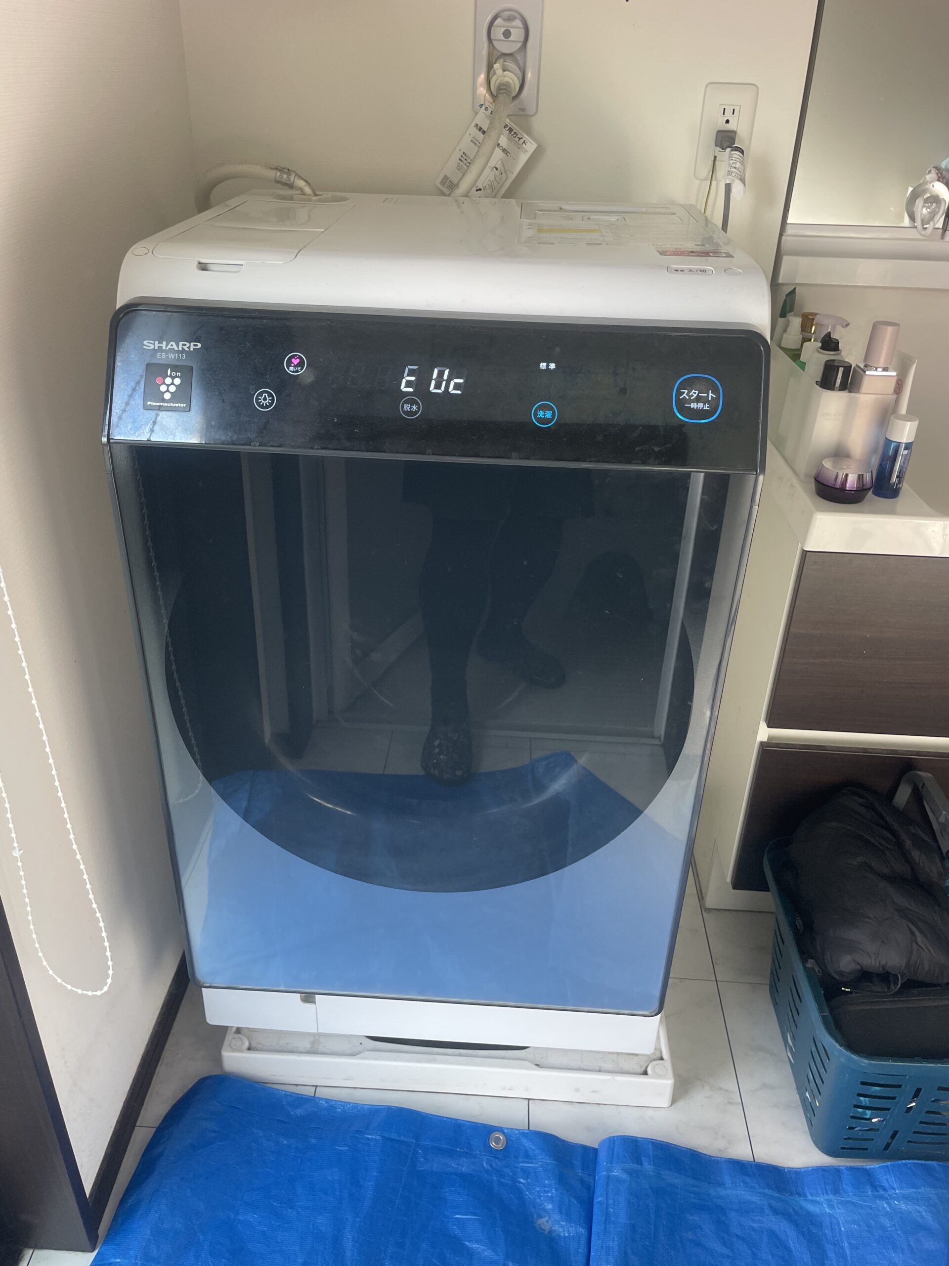 SHARP ES-W113 本体画像 群馬県前橋市 便利屋BUZZ