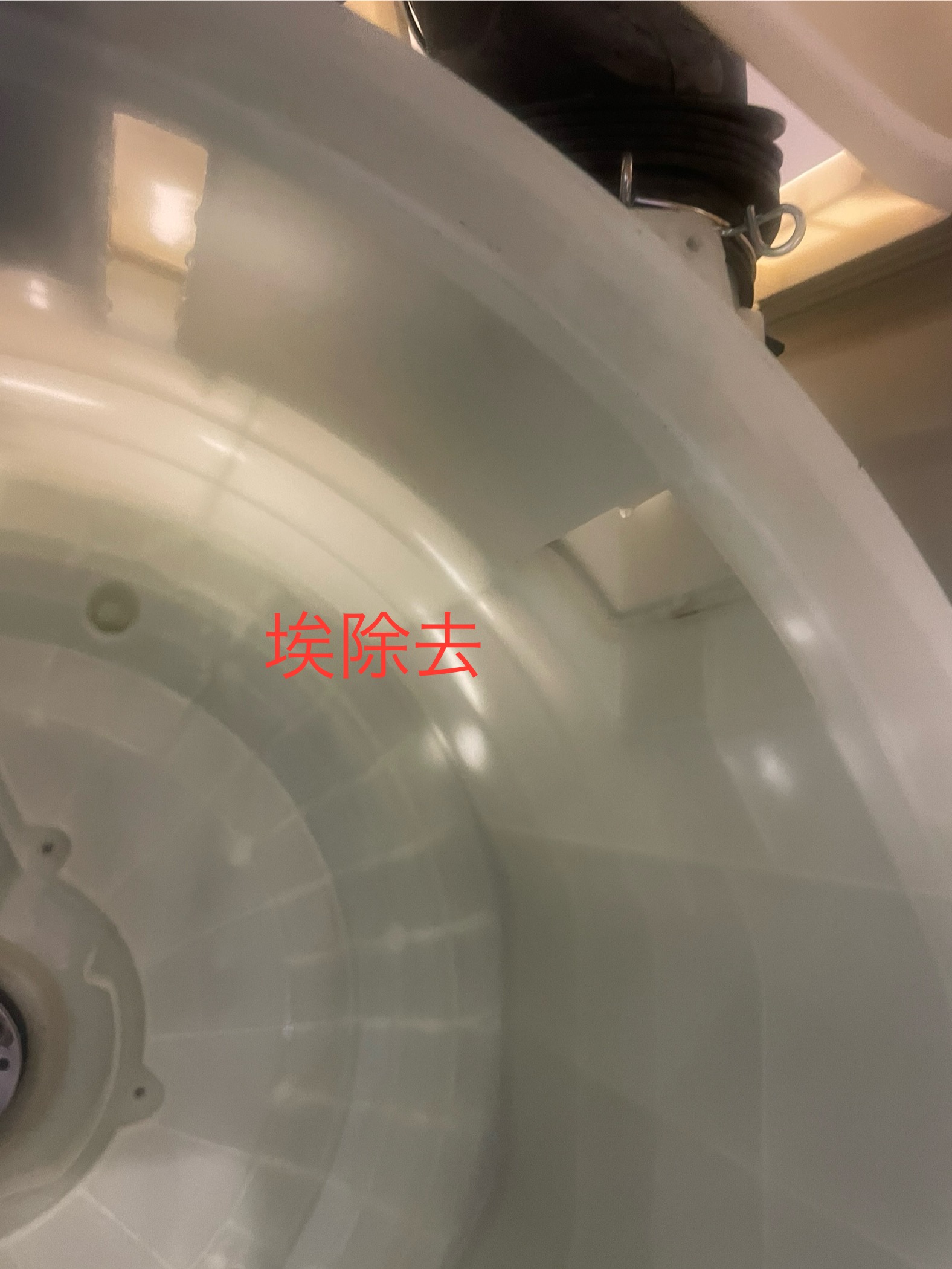 ダクトの埃を除去した状態