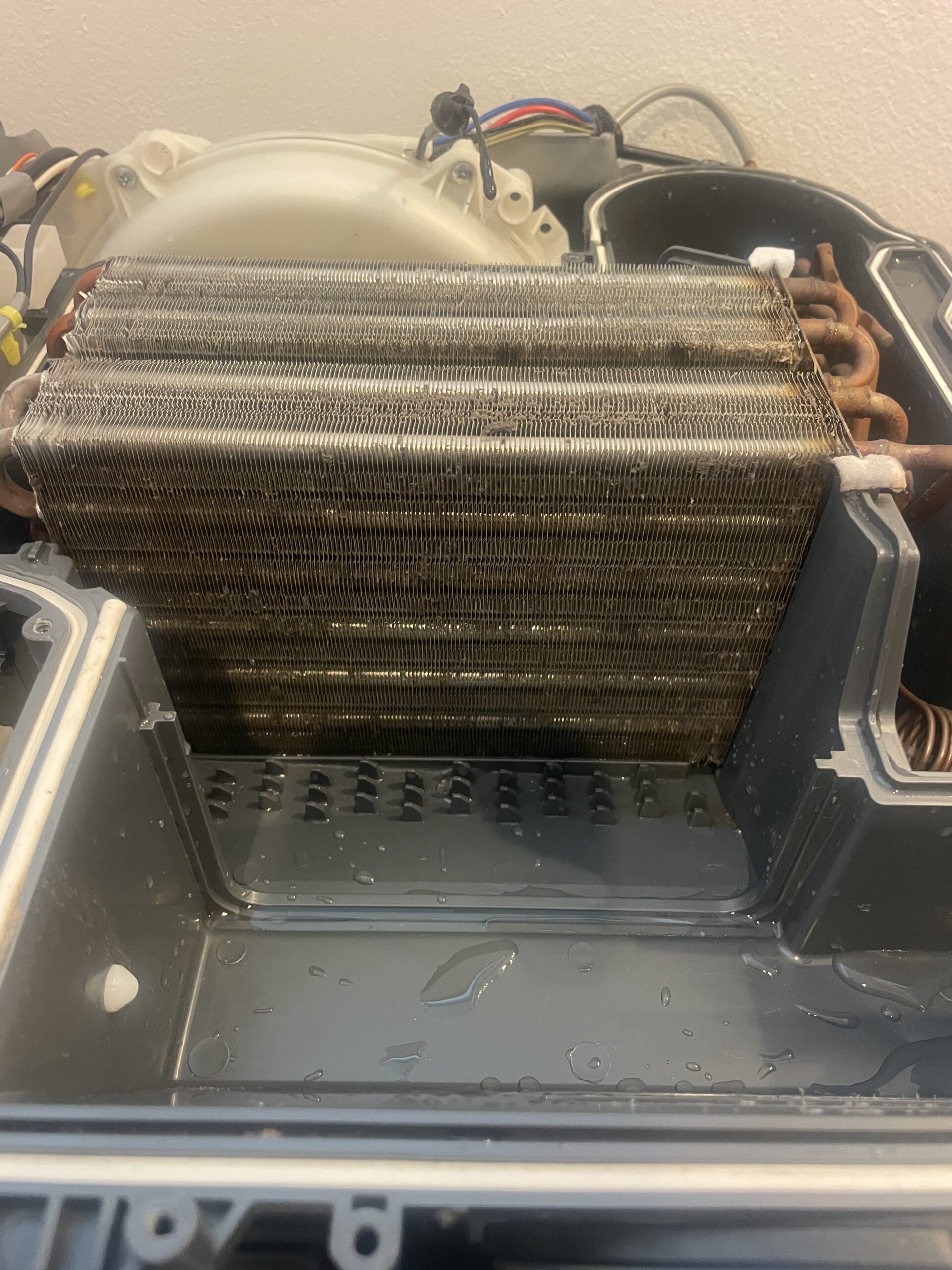 ヒートポンプ洗浄後のきれいな状態