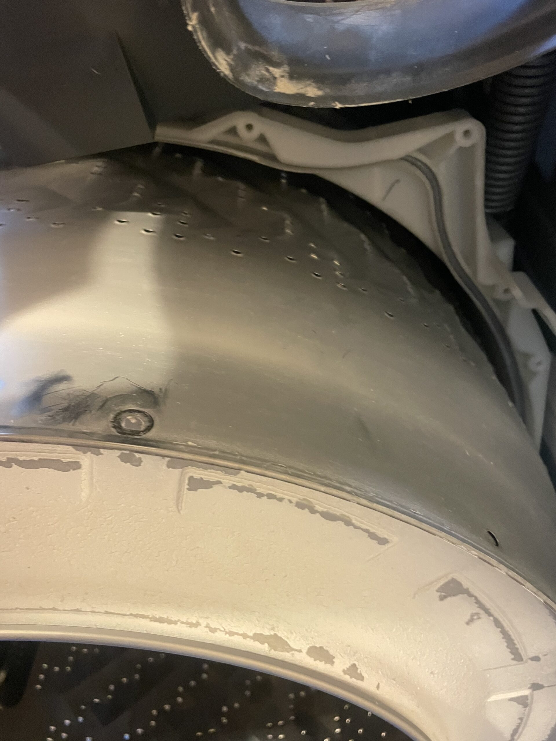 ドラム槽洗浄前（内部）