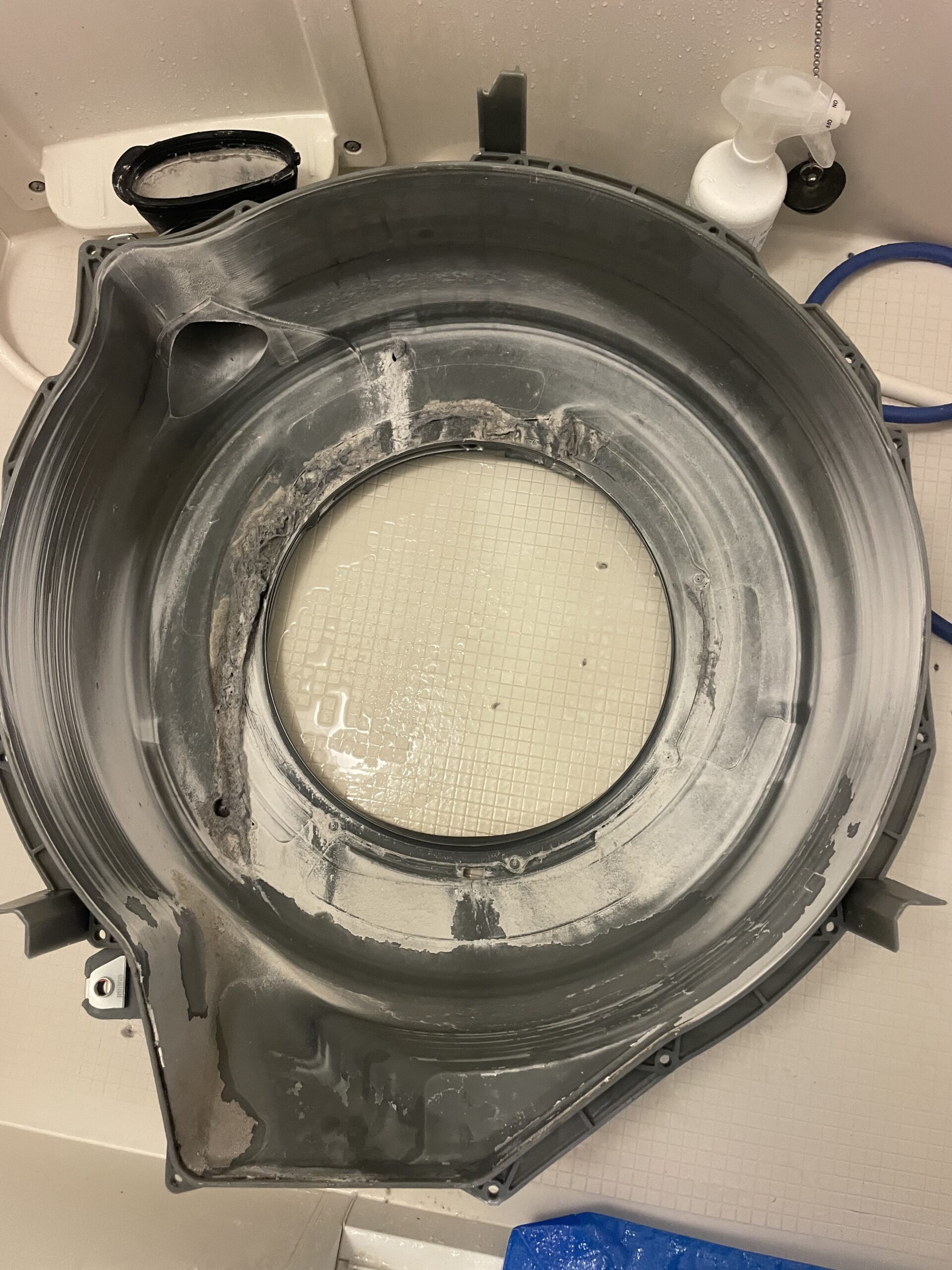 脱水カバー洗浄前