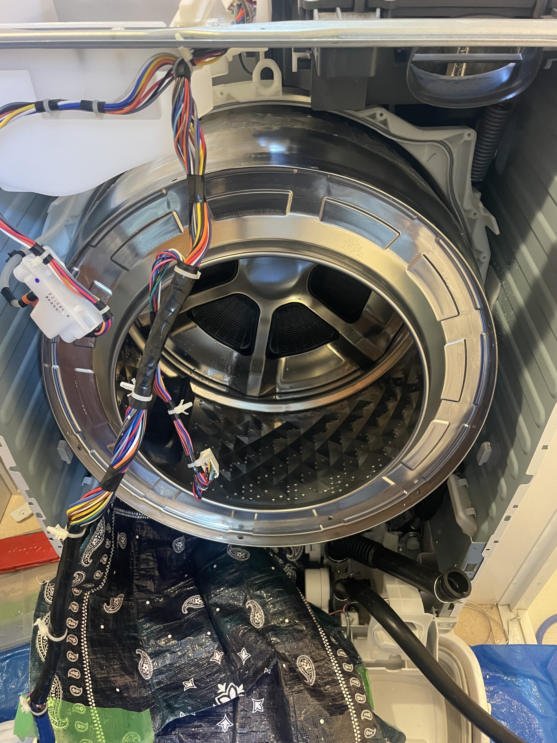 ドラム槽洗浄後（正面）