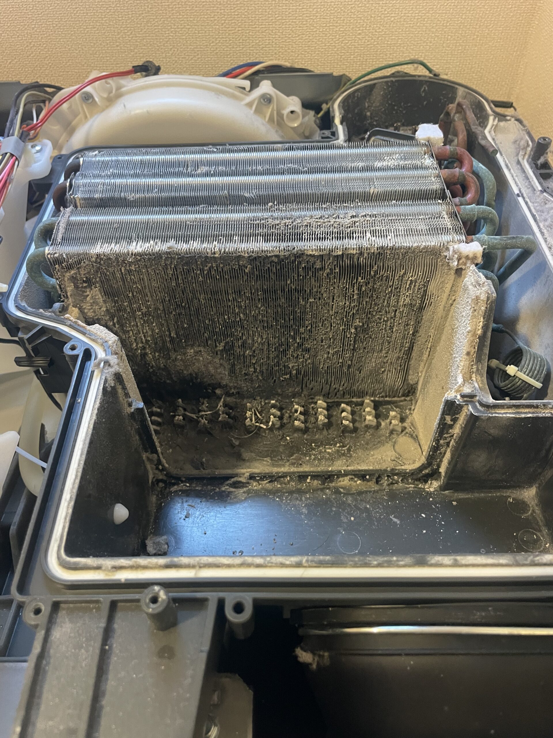 ヒートポンプ洗浄前