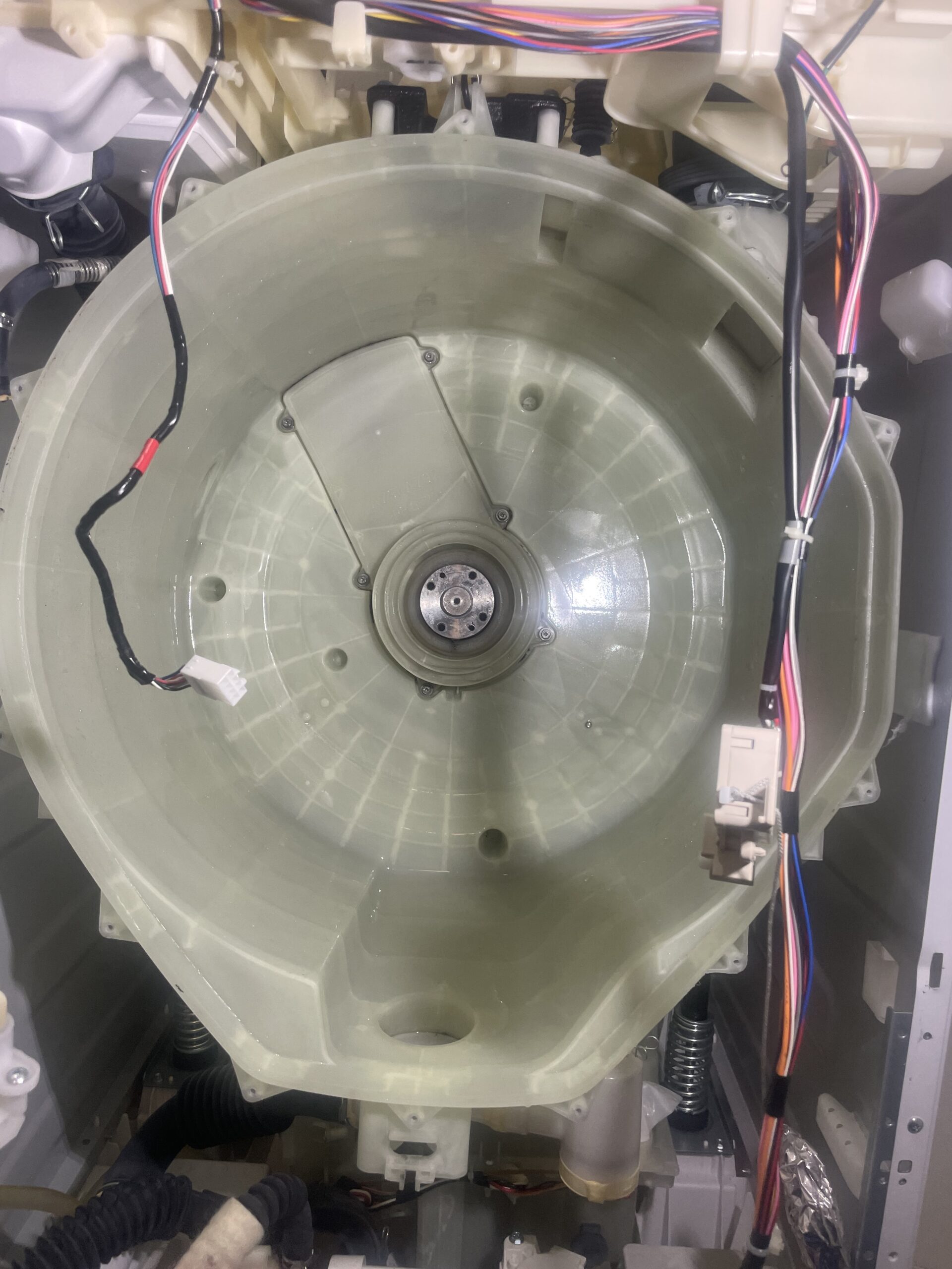 水槽内部洗浄後