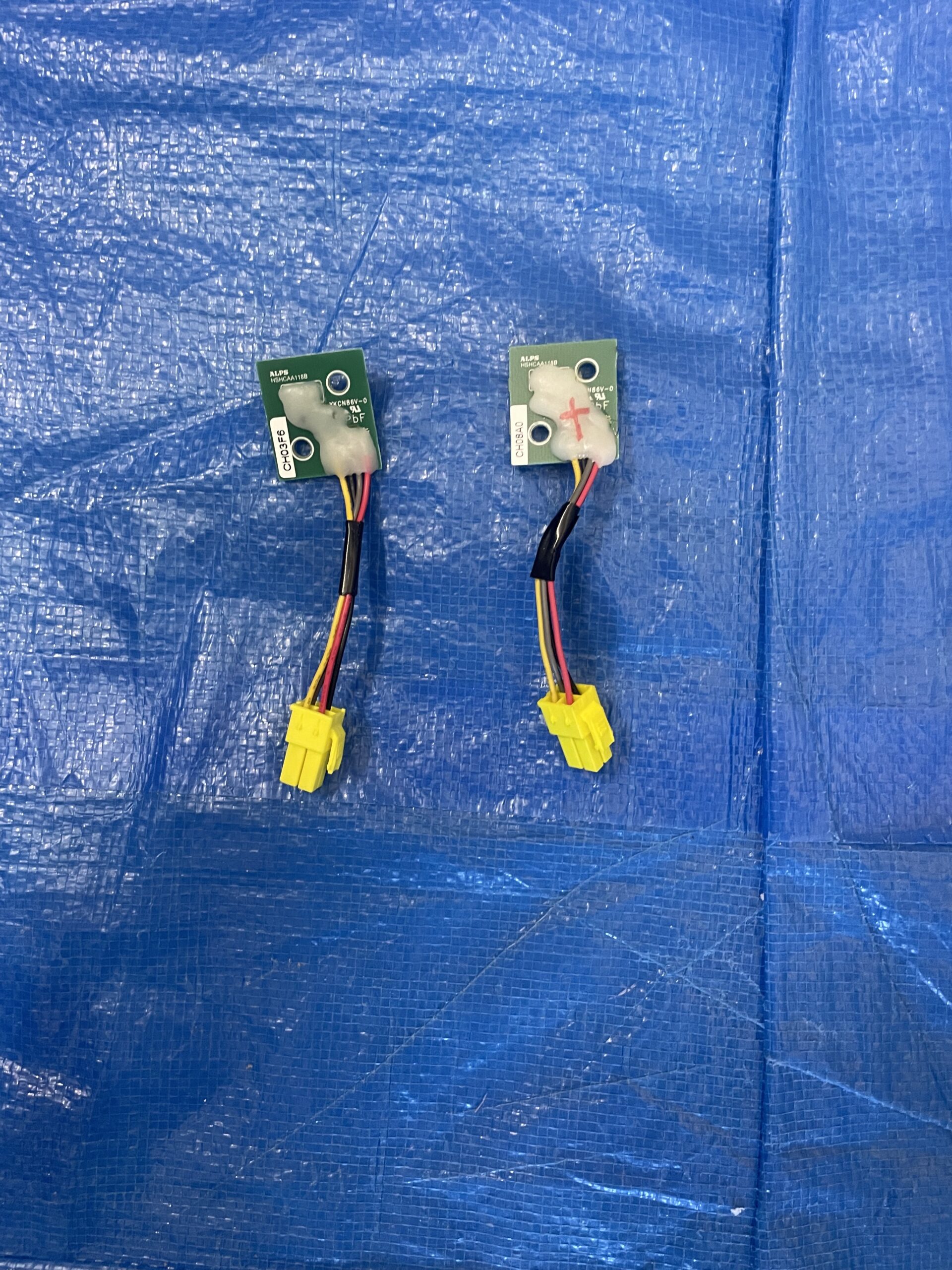 SHARP ES-W112 C11エラー修理で交換した湿度センサー