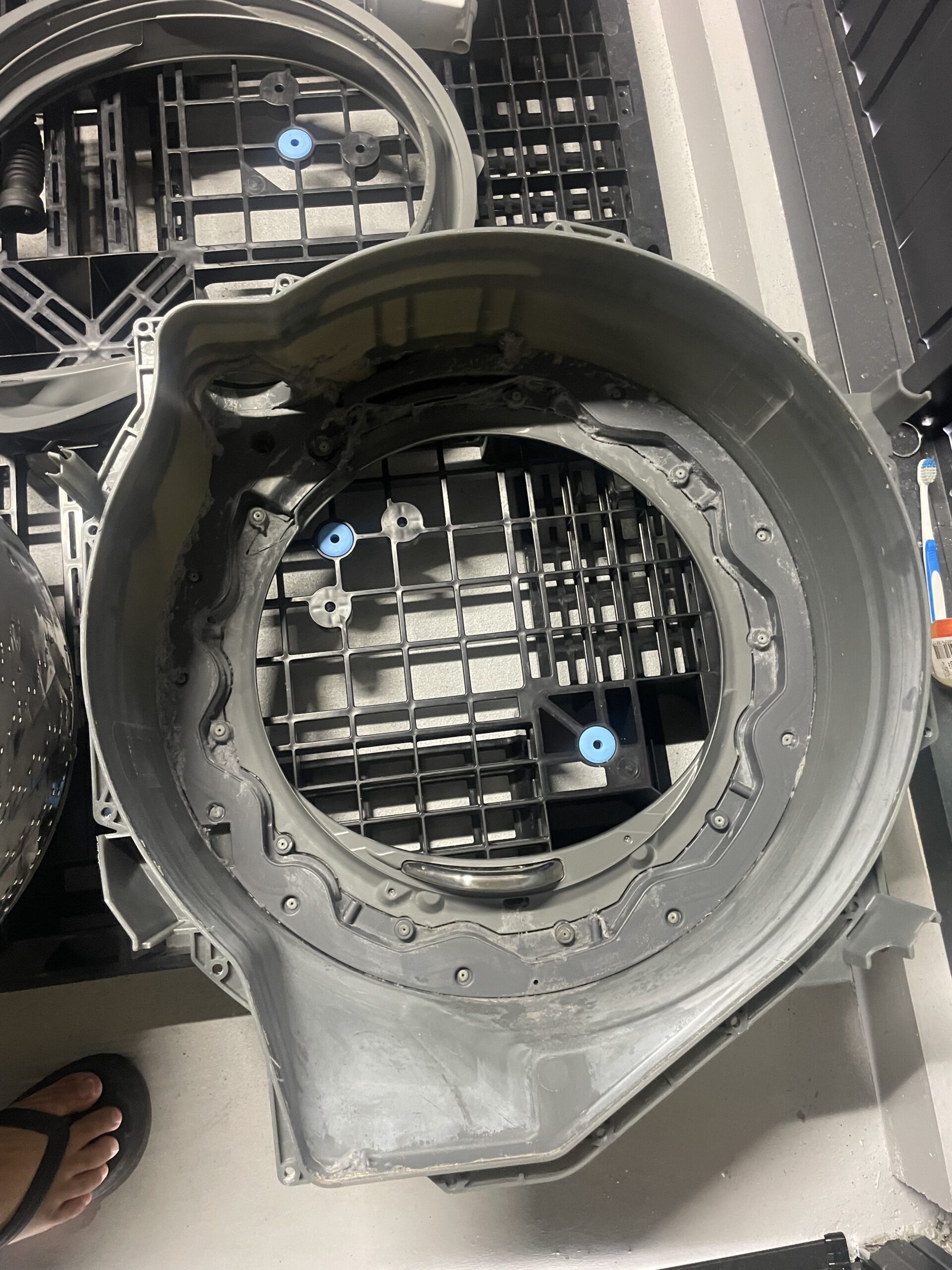 Panasonic NA-VG2200L 洗浄前の脱水カバー